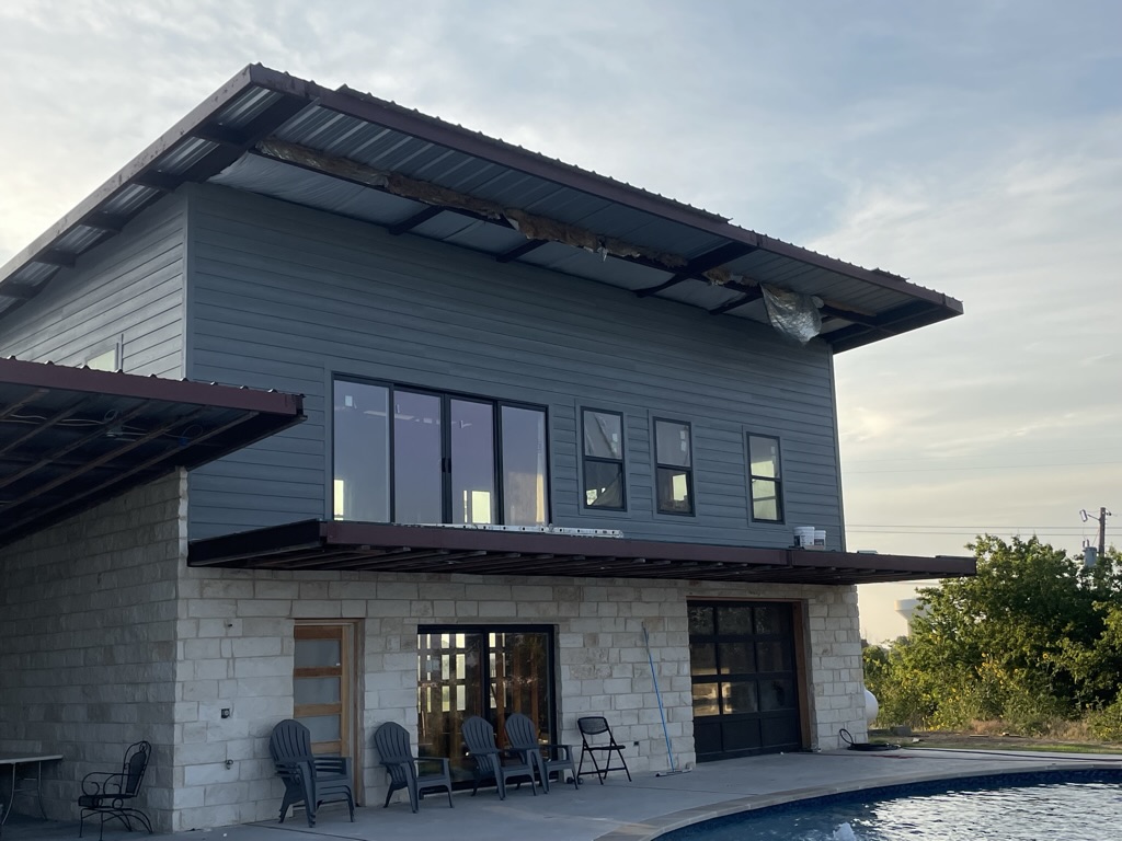 Siding and finish work